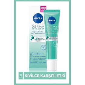 Nivea 40 ml Derma Skin Clear Night Gece Arındırıcı Krem