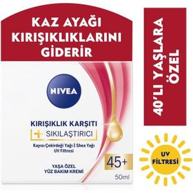 Nivea 45+ Yaş Üstü Kırışıklık Karşıtı 50 ml Gece Kremi