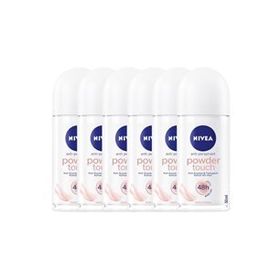 Nivea 50 ml 6'lı Powder Touch Kadın Roll-On