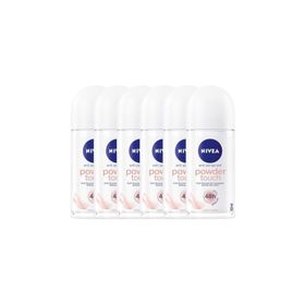 Nivea 50 ml 6'lı Powder Touch Kadın Roll-On