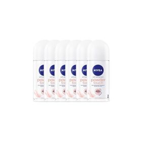 Nivea 50 ml 6'lı Powder Touch Kadın Roll-On