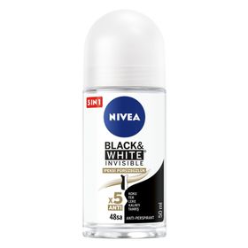 Nivea 50 ml Black White İpeksi Pürüzsüzlük Roll On