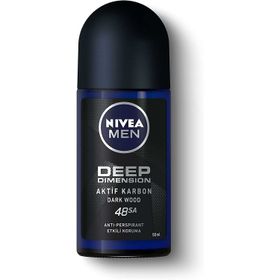 Nivea 50 ml Deep Dimension Dark Wood Erkek Roll-On