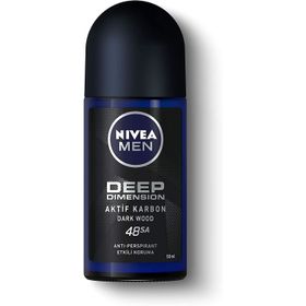 Nivea 50 ml Deep Dimension Dark Wood Erkek Roll-On