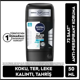 Nivea 50 ml Men Invisible Black and White Fresh Stick Deodorant