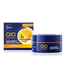 Nivea 50 ml Q10 Energy C Vitamini İçeren Gece Bakım Kremi
