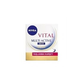 Nivea 50 ml Vital Soya Yaşlanma Karşıtı Gece Kremi