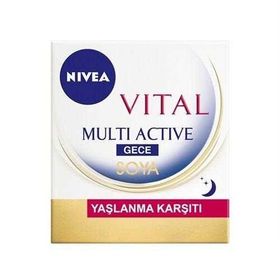Nivea 50 ml Vital Soya Yaşlanma Karşıtı Gece Kremi