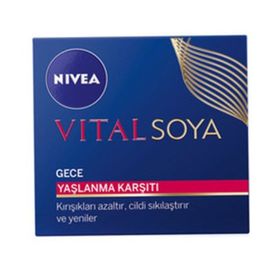 Nivea 50 ml Vital Soya Yaşlanma Karşıtı Gece Kremi