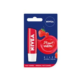 Nivea 5,5 ml Çilekli Nemlendiricili Dudak Bakım Kremi