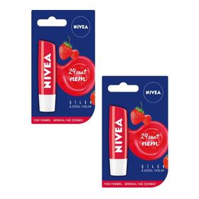 Nivea 5,5 ml Çilekli Nemlendiricili Dudak Bakım Kremi