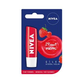 Nivea 5,5 ml Çilekli Nemlendiricili Dudak Bakım Kremi