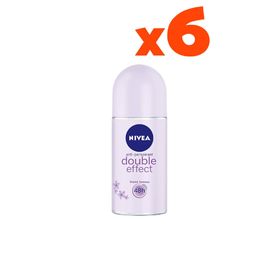 Nivea 6'lı Double Effect Kadın 50 ml Roll-On