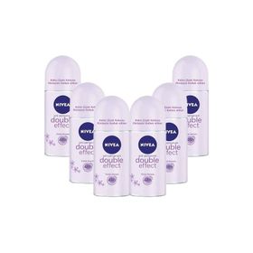 Nivea 6'lı Double Effect Kadın 50 ml Roll-On