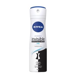 Nivea 72H Black & White Invisible Pure Anti-Perspirant Koruma 150 ml Kadın Sprey Deodorant