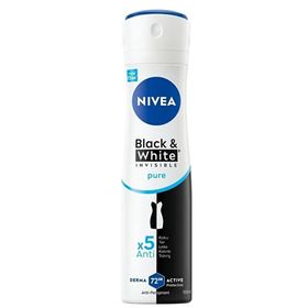 Nivea 72H Black & White Invisible Pure Anti-Perspirant Koruma 150 ml Kadın Sprey Deodorant