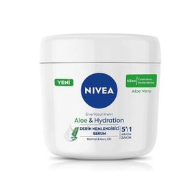 Nivea Aloe Vera Hydration 400 ml 5in1 Serum El ve Vücut Derin Nemlendirici Kremi