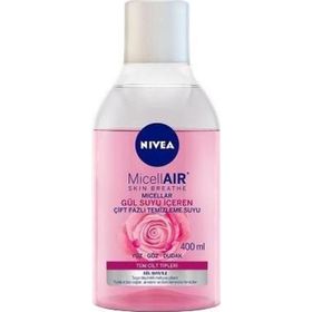 Nivea Aqua Rose 2x400 ml Çift Fazlı Makyaj Temizleme Suyu