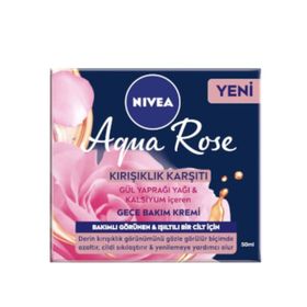 Nivea Aqua Rose 50 ml Anti-Aging Gece Kremi