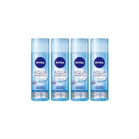 Nivea Aqua Sensation 4x200 ml Canlandırıcı Yüz Temizleme Jeli