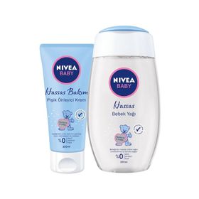 Nivea Baby 200 ml Bebek Yağı + 100 ml Pişik Kremi
