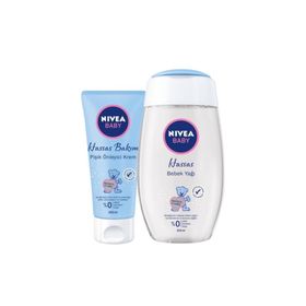 Nivea Baby 200 ml Bebek Yağı + 100 ml Pişik Kremi