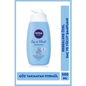 Nivea Baby 2'si 1 Arada 500 ml Saç ve Vücut İçin Şampuan