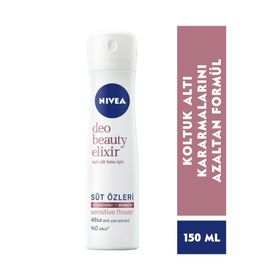Nivea Beauty Elixir 150 ml Sensitive Flower Kadın Sprey Deodorant