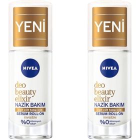 Nivea Beauty Elixir Süt Özleri 2x40 ml Serum Kadın Roll-On