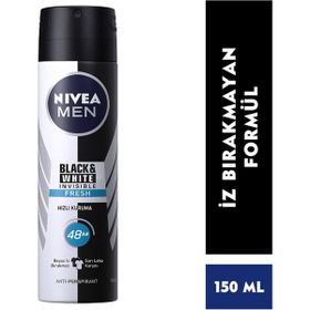 Nivea Black and White 150 ml Invisible For Men Deodorant