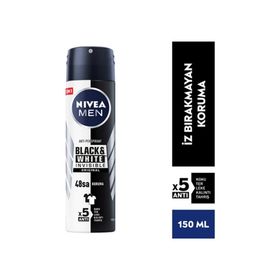 Nivea Black White 2x200 ml Erkek Sprey Deodorant
