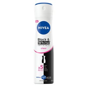 Nivea Black White Clear 150 ml 72 Saat Anti Perspirant Kadın Sprey Deodorant
