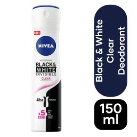 Nivea Black White Clear 150 ml Kadın Sprey Deodorant