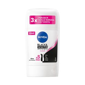 Nivea Black & White Clear 50 ml Kadın Roll On