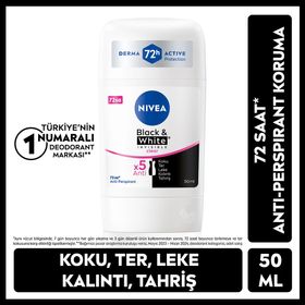 Nivea Black White Clear 50 ml Kadın Stick Deodorant