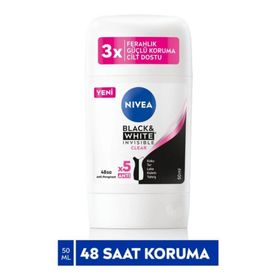 Nivea Black White Clear 50 ml Kadın Stick Deodorant