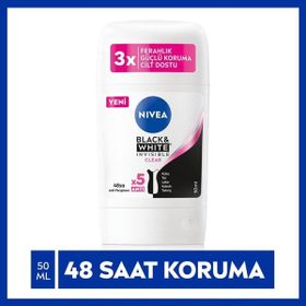 Nivea Black White Clear 50 ml Kadın Stick Deodorant