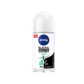 Nivea Black White Invisible Fresh 6x50 ml Kadın Roll-On