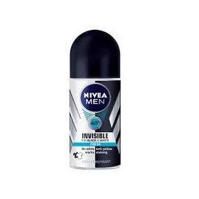 Nivea Black & White Invisible Fresh Antiperspirant Ter Önleyici Leke Yapmayan Erkek Roll-On Deodorant 50 ml