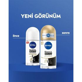 Nivea Black White Invisible İpeksi Pürüssüzlük 50 ml Deodorant Roll-On