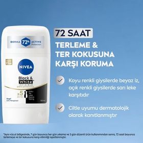 Nivea Black White Invisible İpeksi Pürüzsüzlük 2x 50 ml Kadın Stick Deodorant