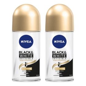 Nivea Black White Invısıble İpeksi Pürüzsüzlük 2x50 ml Roll On