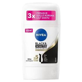 Nivea Black White Invisible İpeksi Pürüzsüzlük 50 ml Kadın Stick Deodorant