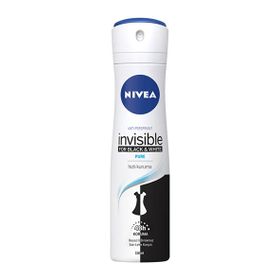 Nivea Black White Invisible Pure 4x150 ML Kadın Deodorant