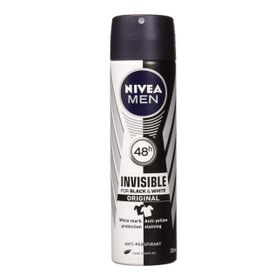 Nivea Black & White Invisible Ter Önleyici Leke Yapmayan 150 ml Erkek Sprey Deodorant