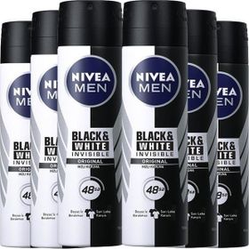 Nivea Black White Power 6x150 ml Erkek Sprey Deodorant