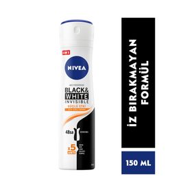 Nivea Black&White Güçlü Etki Kadın Sprey Deodorant 150 Ml