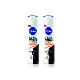 Nivea Black&White Invisible 2x150 ml Kadın Deodorant