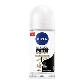 Nivea Black&White Invisible İpeksi Pürüzsüzlük 50 ml Kadın Roll-On Deodorant