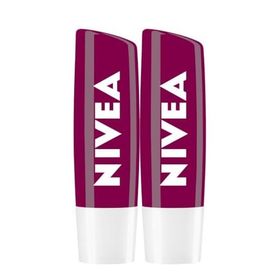 Nivea Böğürtlen Aromalı 2x4.8 gr Dudak Bakım Kremi